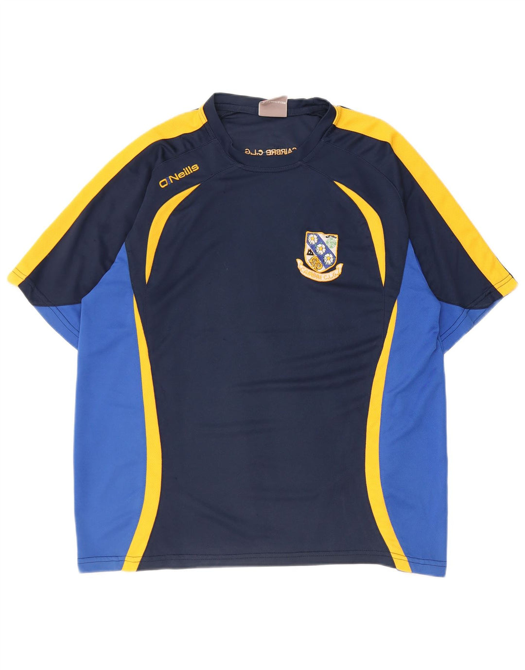 O'Neills Camiseta gráfica para hombre Top Medium Azul marino Colorblock Poliéster