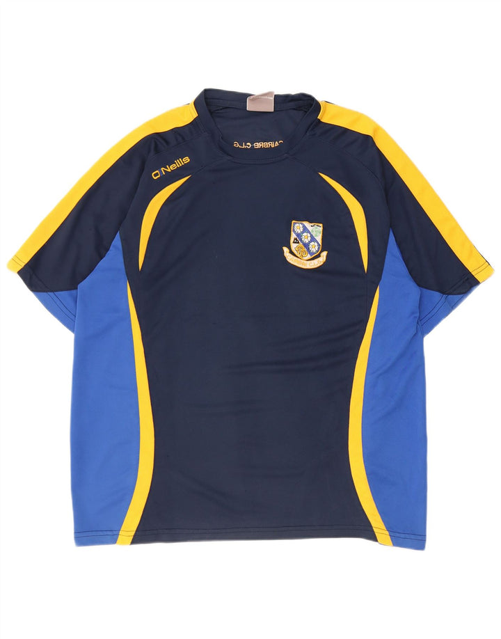 O'Neills Camiseta gráfica para hombre Top Medium Azul marino Colorblock Poliéster