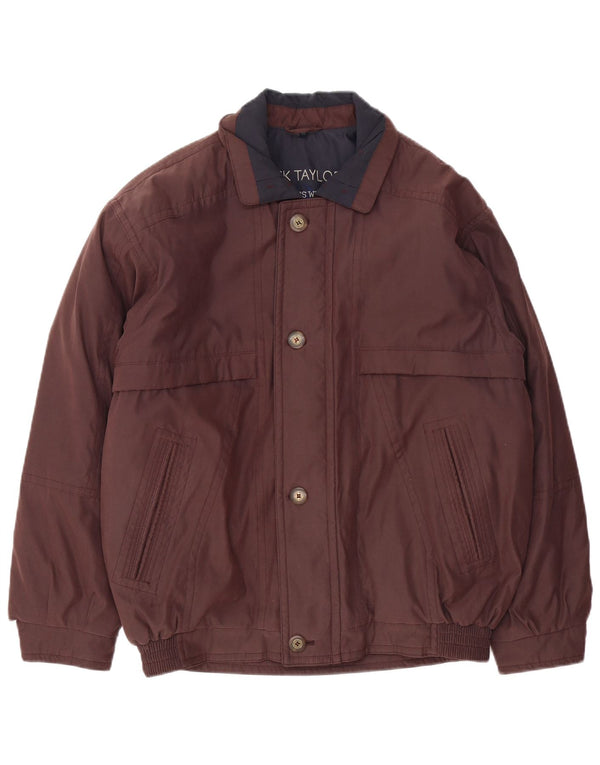 Nick Taylor Chaqueta acolchada para hombre IT 50 poliéster marrón grande