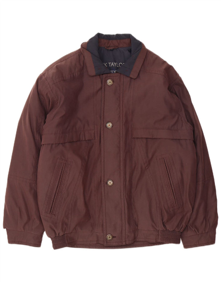 Nick Taylor Chaqueta acolchada para hombre IT 50 poliéster marrón grande