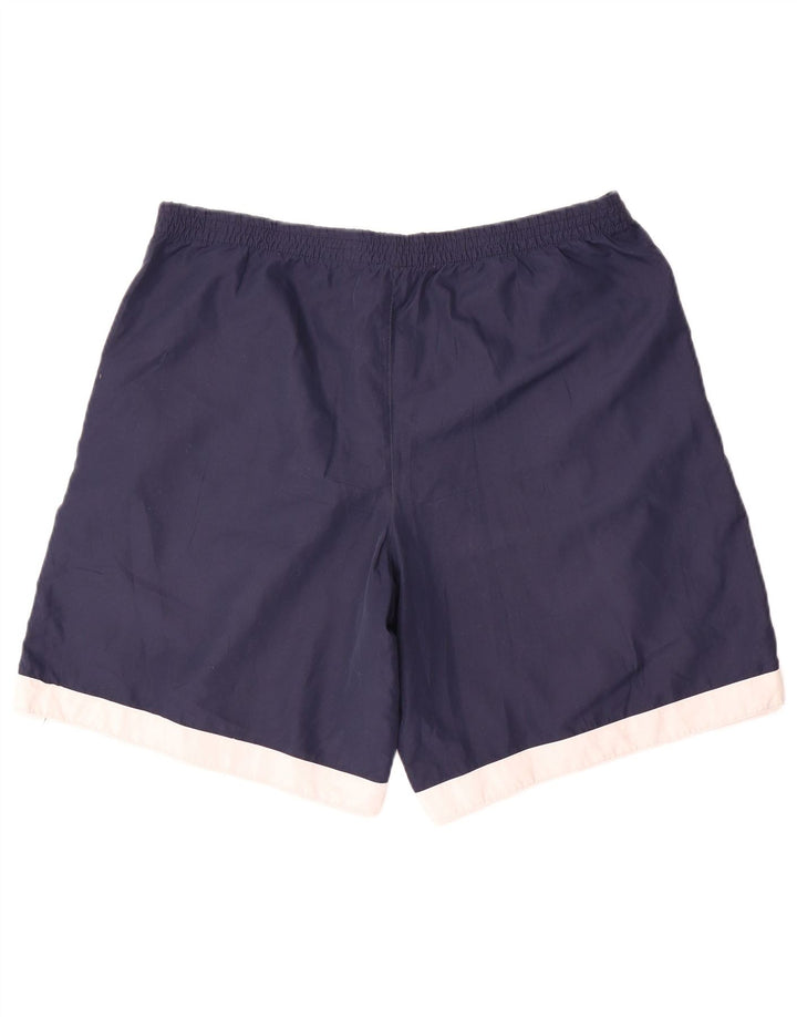 Fila Pantalones cortos chinos para hombre Large W36 Poliéster color azul marino