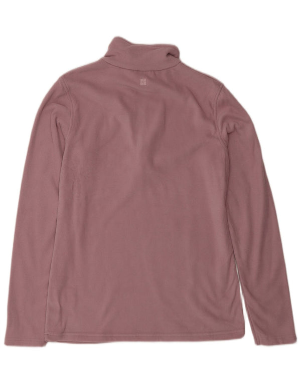 Jersey de forro polar con cuello y cremallera para mujer de Mountain Warehouse UK 40 Small Púrpura