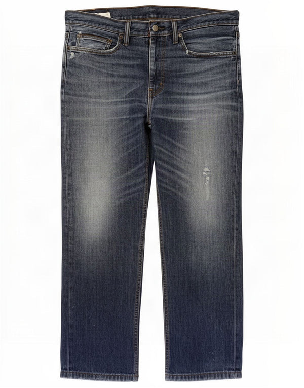 Levi's Jeans rectos desgastados 514 para hombre W34 L30 Algodón azul