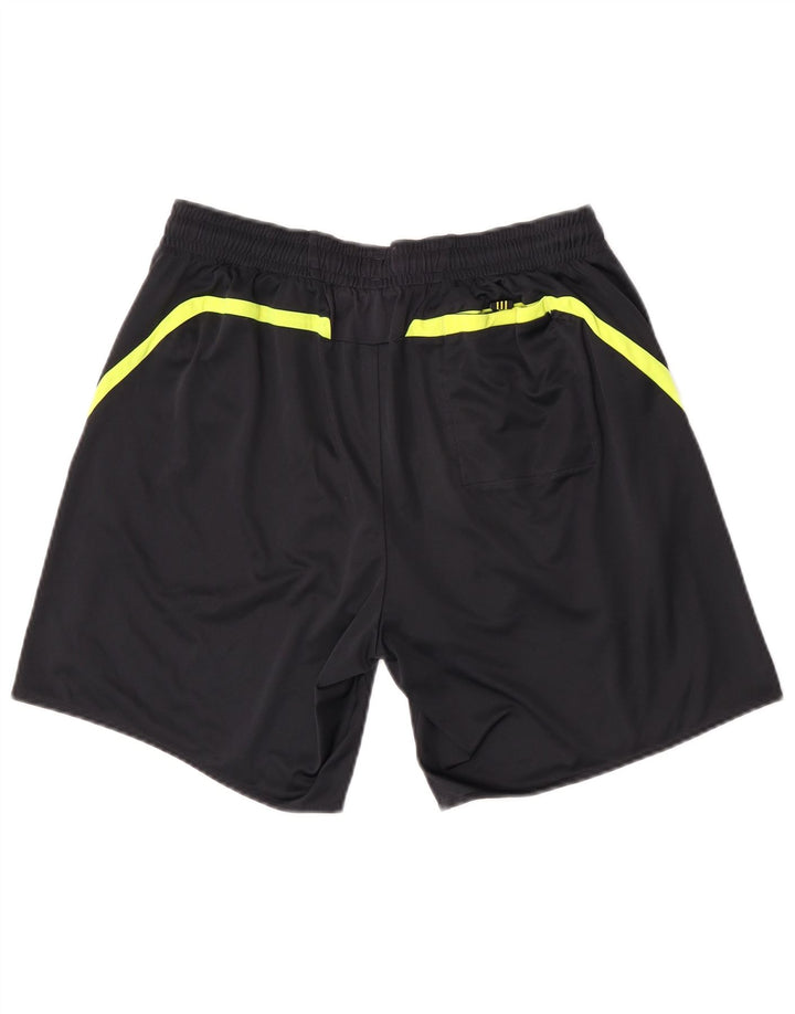 Adidas Mens Climacool Sport Shorts Grande Negro Colorblock Poliéster