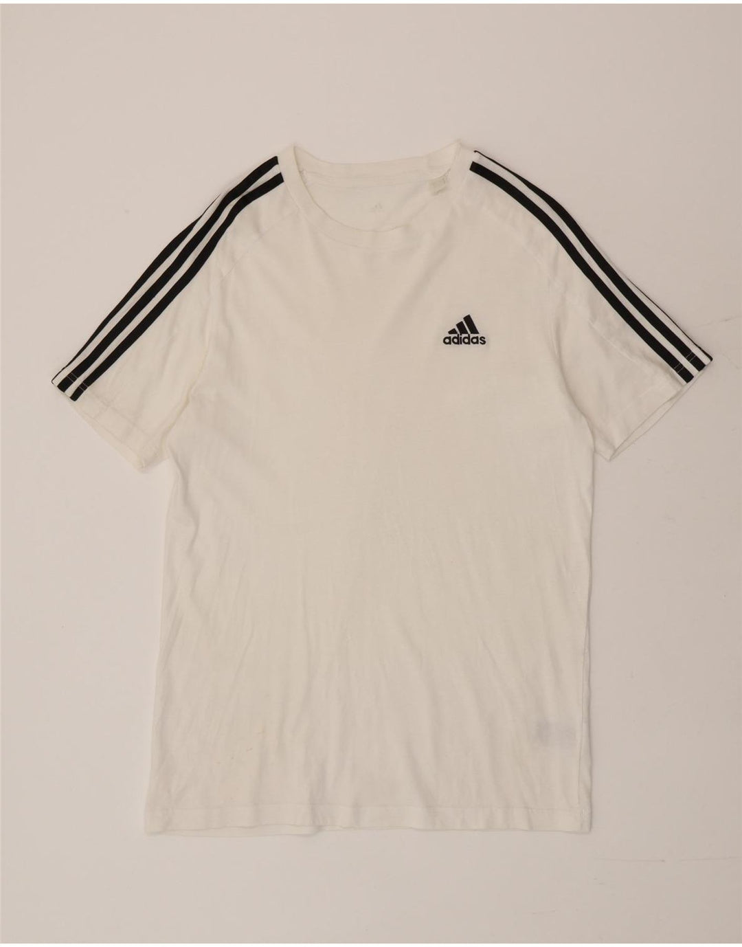 Adidas Hombre Camiseta Top Small Blanco Algodón