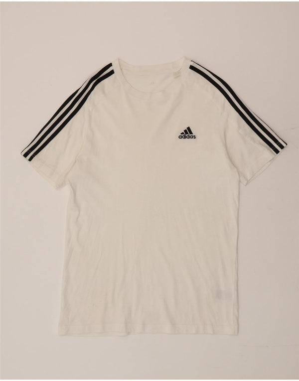 Adidas Hombre Camiseta Top Small Blanco Algodón