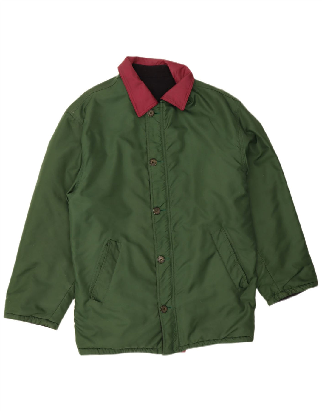 Ivy Oxford Chaqueta reversible para hombre UK 40 Large Lana azul marino