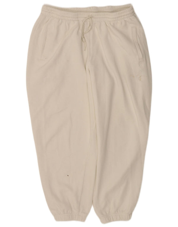 Adidas Mujer Chándal Pantalones Joggers UK 20 2XL Blanco Algodón