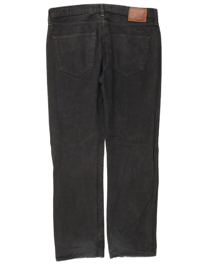 Vaqueros rectos Levi's para hombre W36 L32 Algodón negro