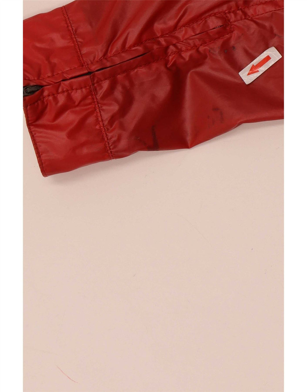 Refrigiwear Chaqueta impermeable con capucha para mujer IT 38 XS Poliéster rojo