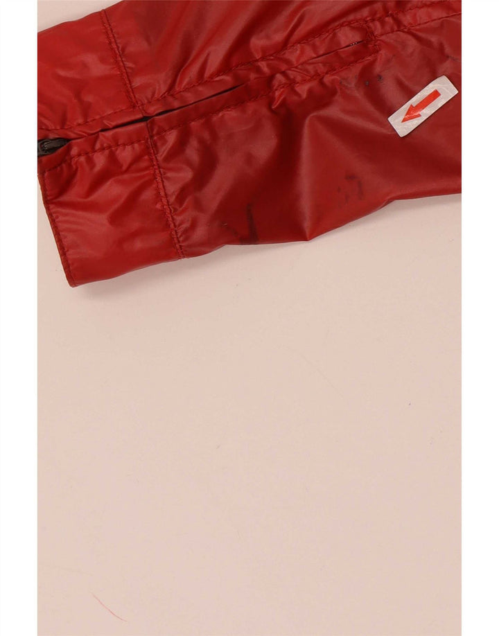 Refrigiwear Chaqueta impermeable con capucha para mujer IT 38 XS Poliéster rojo