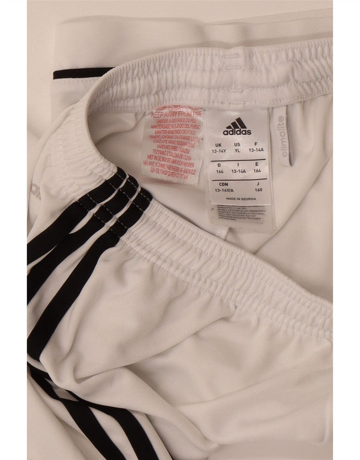 Adidas Chicos Climalite Sport Shorts 13-14 Años Blanco Poliéster