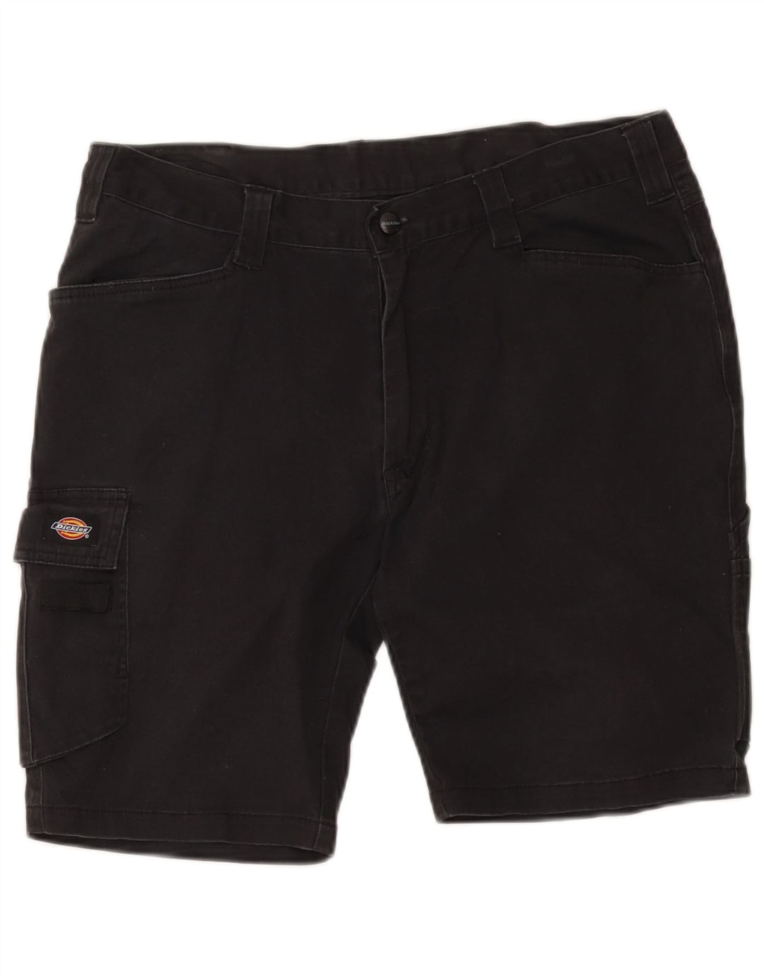Dickies Mens Cargo Shorts W36 Grande Algodón Negro