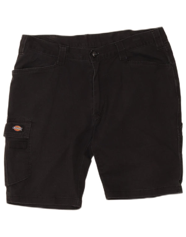 Dickies Mens Cargo Shorts W36 Grande Algodón Negro