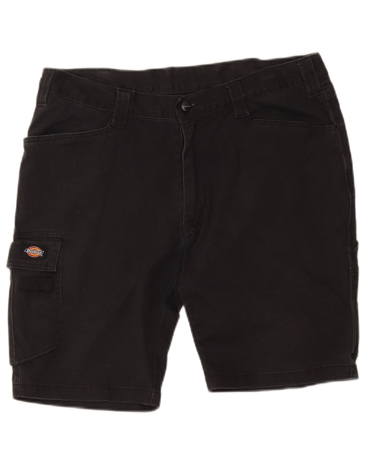 Dickies Mens Cargo Shorts W36 Grande Algodón Negro