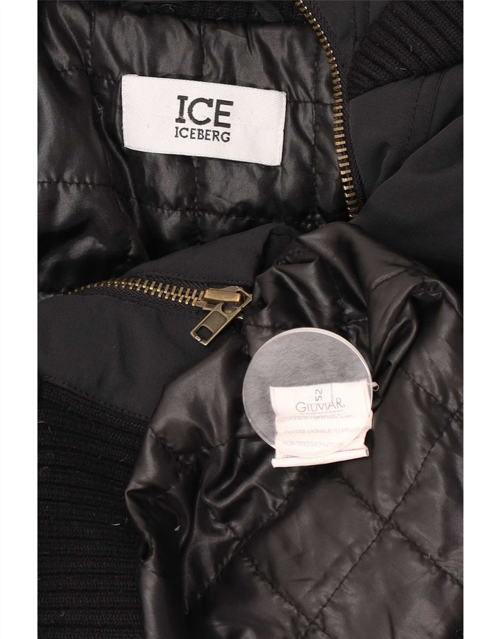Iceberg Chaqueta Acolchada Mujer IT 52 2XL Negro