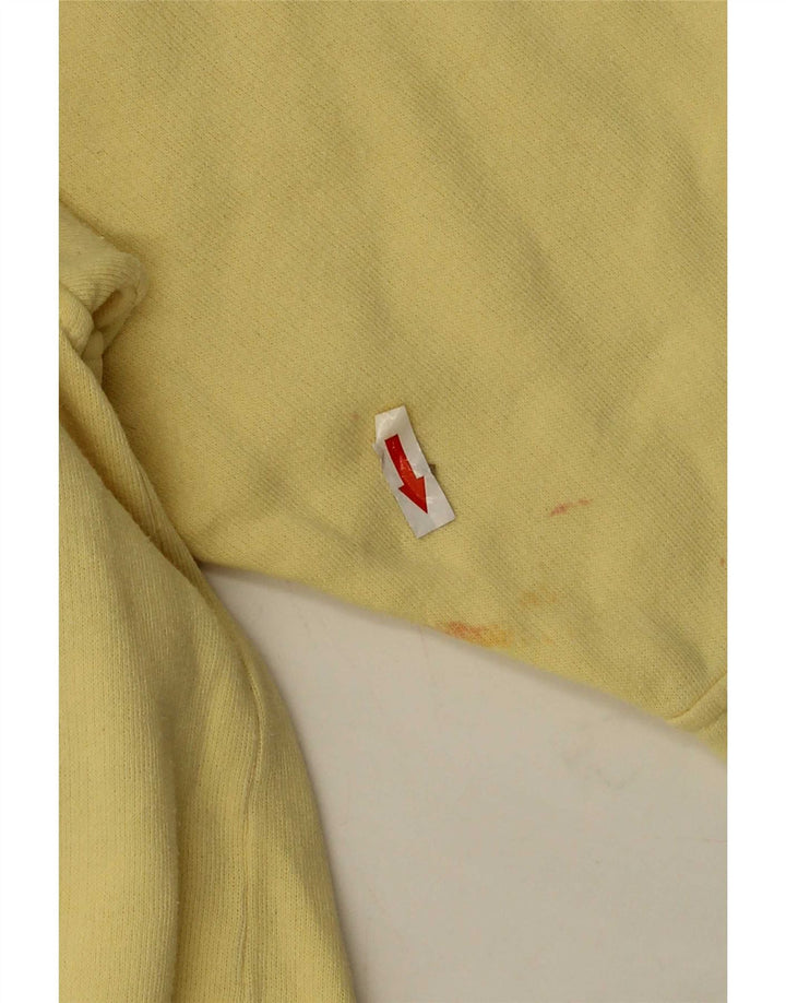 James Dillon - Chaqueta de chándal para hombre (algodón con bloques de color amarillo grande)
