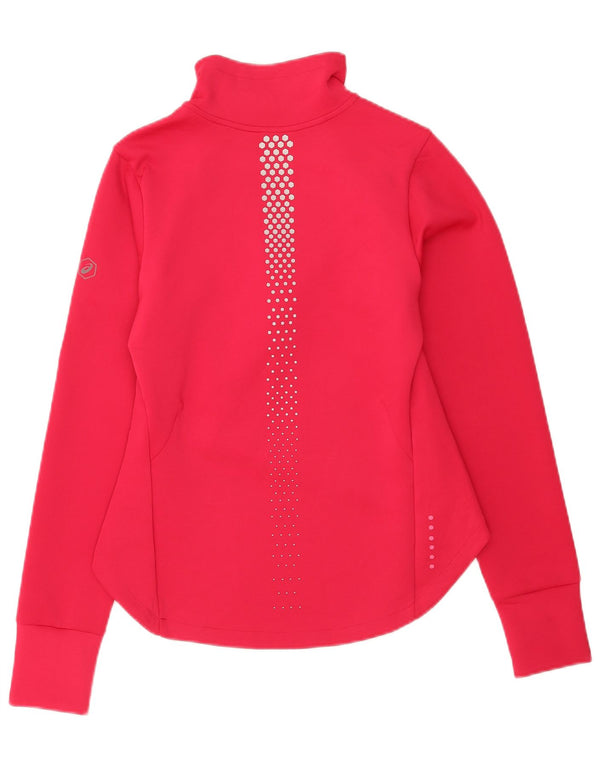 Asics - Chaqueta de chándal para mujer, talla 40, poliéster con lunares rosas medianos