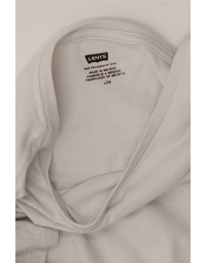 Levi's Camiseta para mujer Top UK 46 Large White