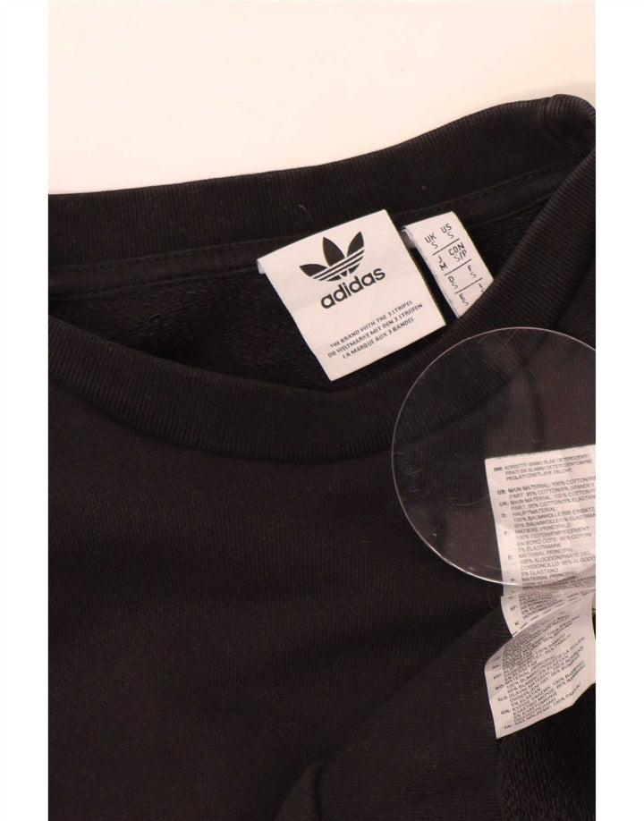 Adidas Hombre Sudadera Jumper Small Negro Algodón