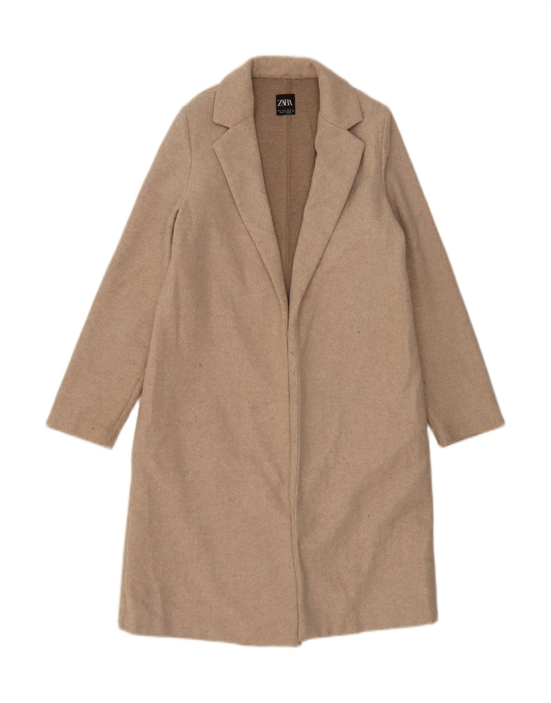 Zara Mujer Abrigo Abierto UK 10 Small Beige