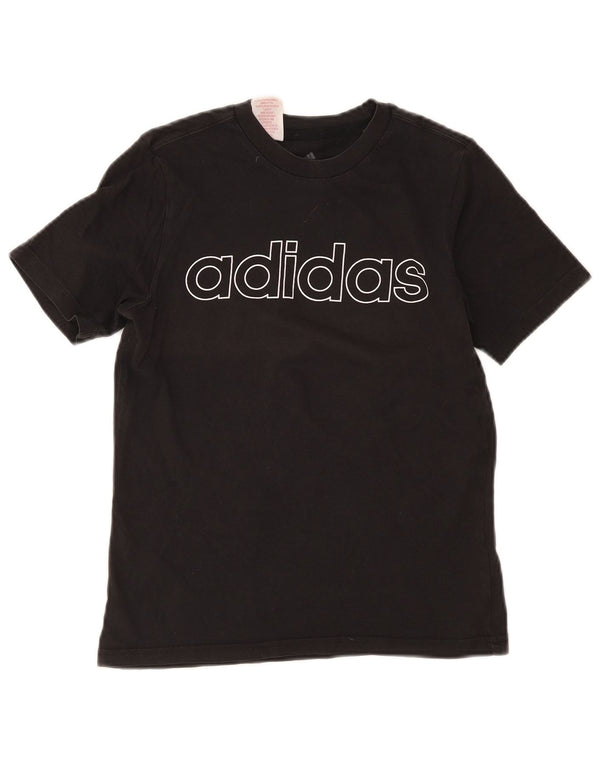 Adidas Camiseta gráfica para niña 11-12 años Negro Algodón