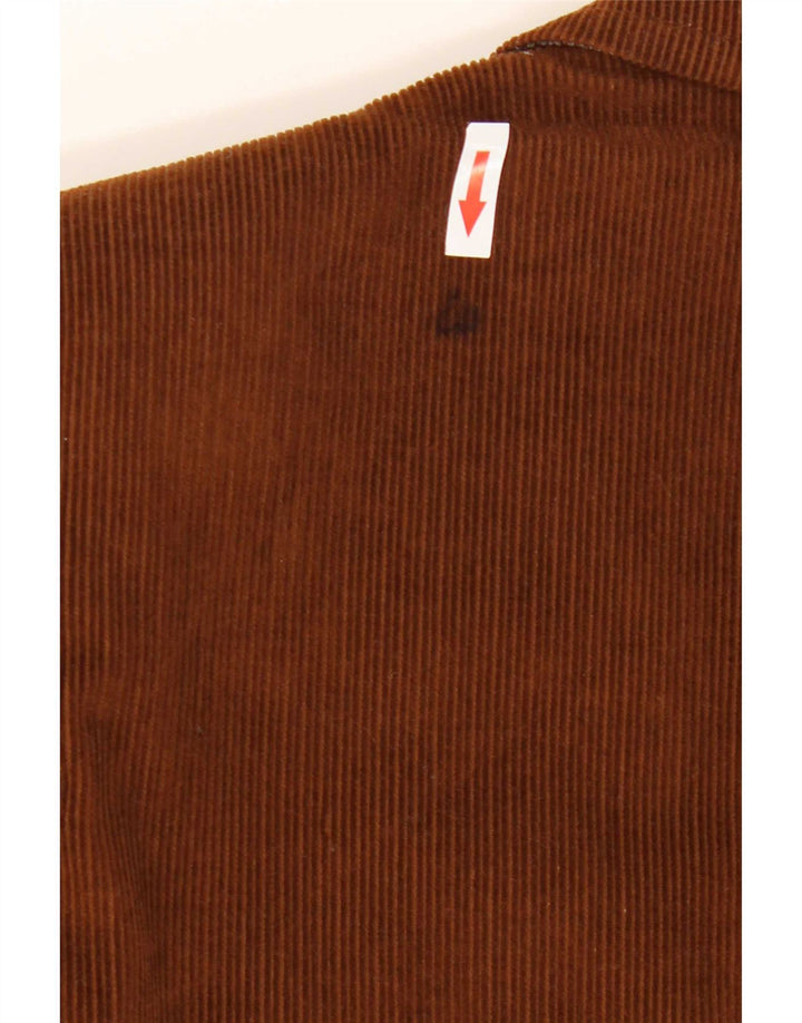 Lebole Chaqueta Blazer de Pana con 2 Botones para Mujer UK 42 Marrón Medio