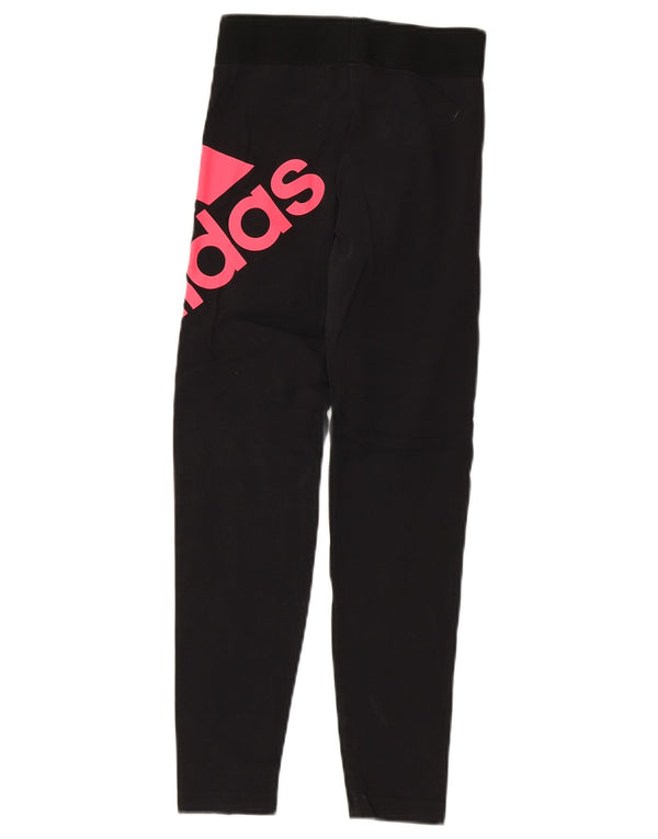 Adidas Leggings gráficos para niña 11-12 años Negro Algodón