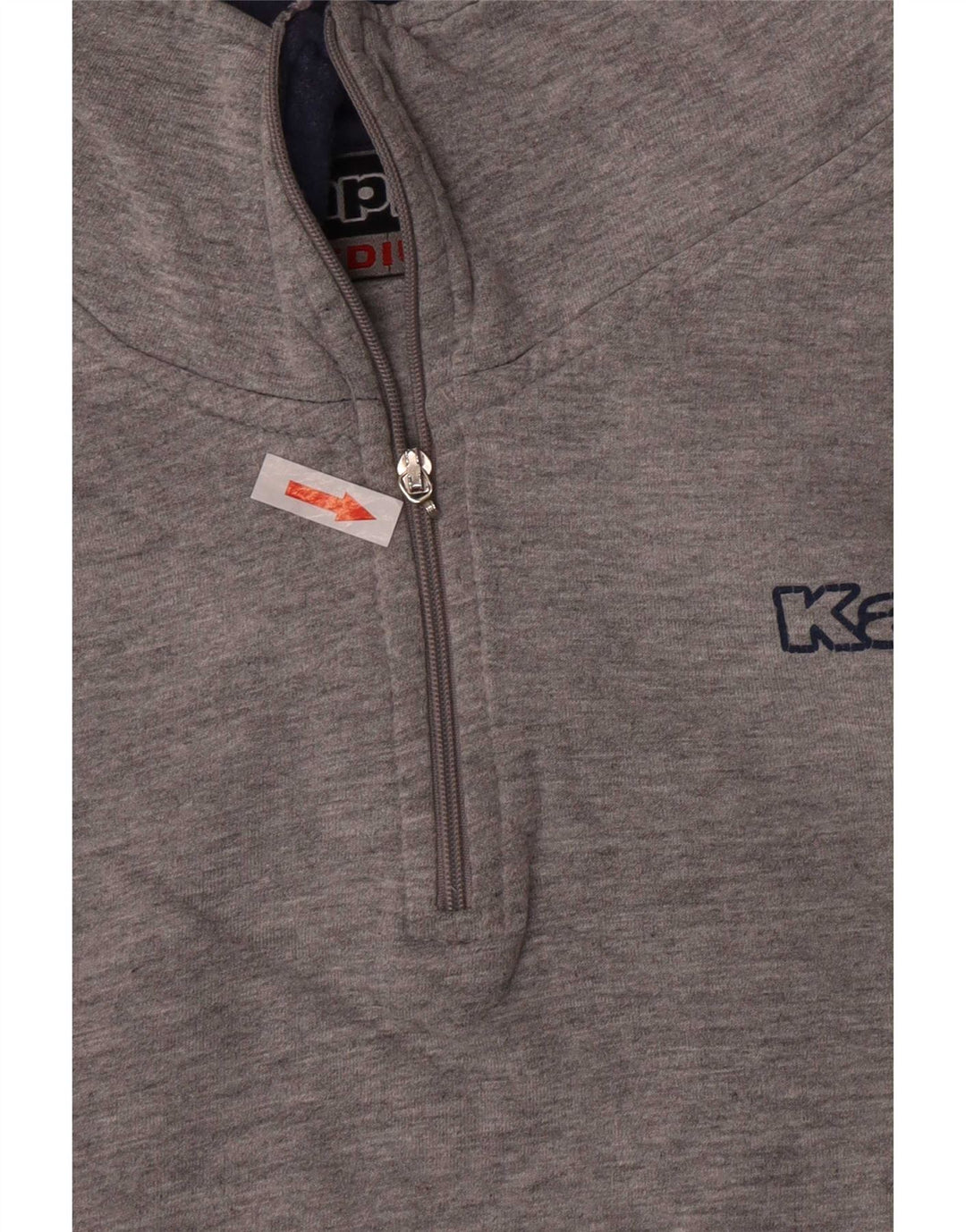 Kappa - Sudadera gráfica para mujer, talla 44, color gris medio
