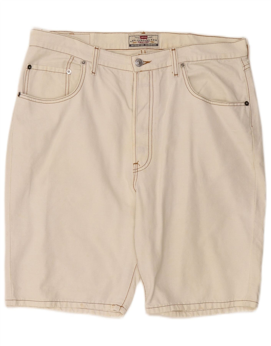 Levi's Shorts casuales para hombre W36 Large Off White