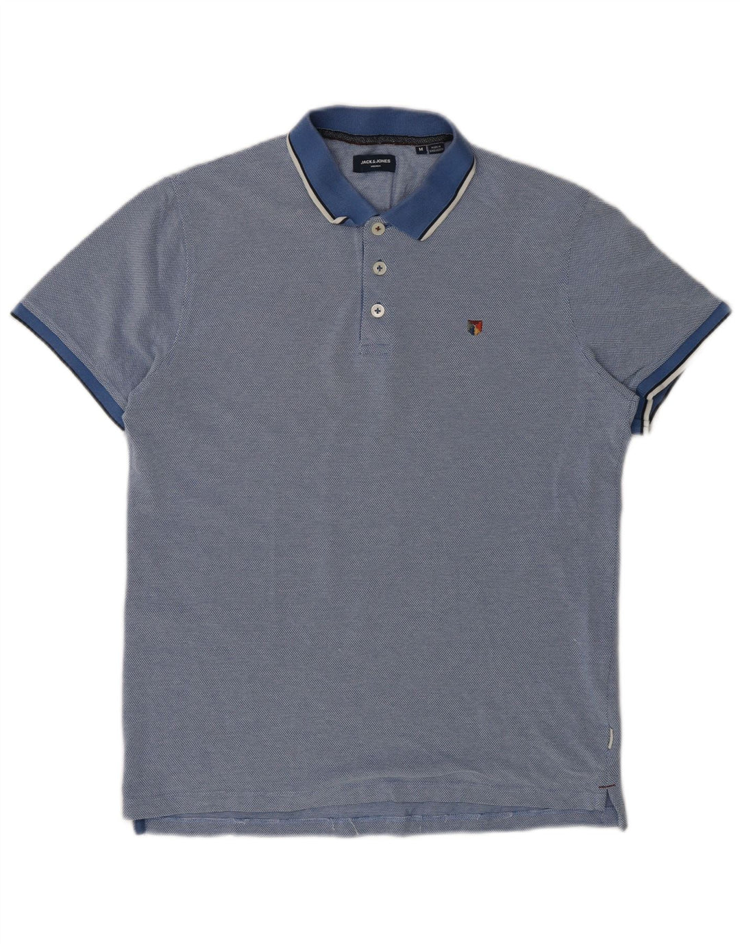 Polo Jack & Jones Hombre Algodón Azul Medio