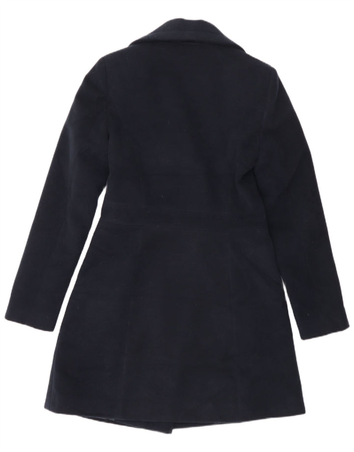 Oasis Abrigo cruzado para mujer UK 6 XS Poliéster azul marino