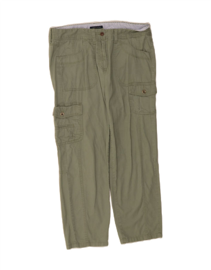 TOMMY HILFIGER Womens Cargo Trousers US 8 Medium W30 L26 Khaki Classic Vintage Tommy Hilfiger and Second-Hand Tommy Hilfiger from Messina Hembry 