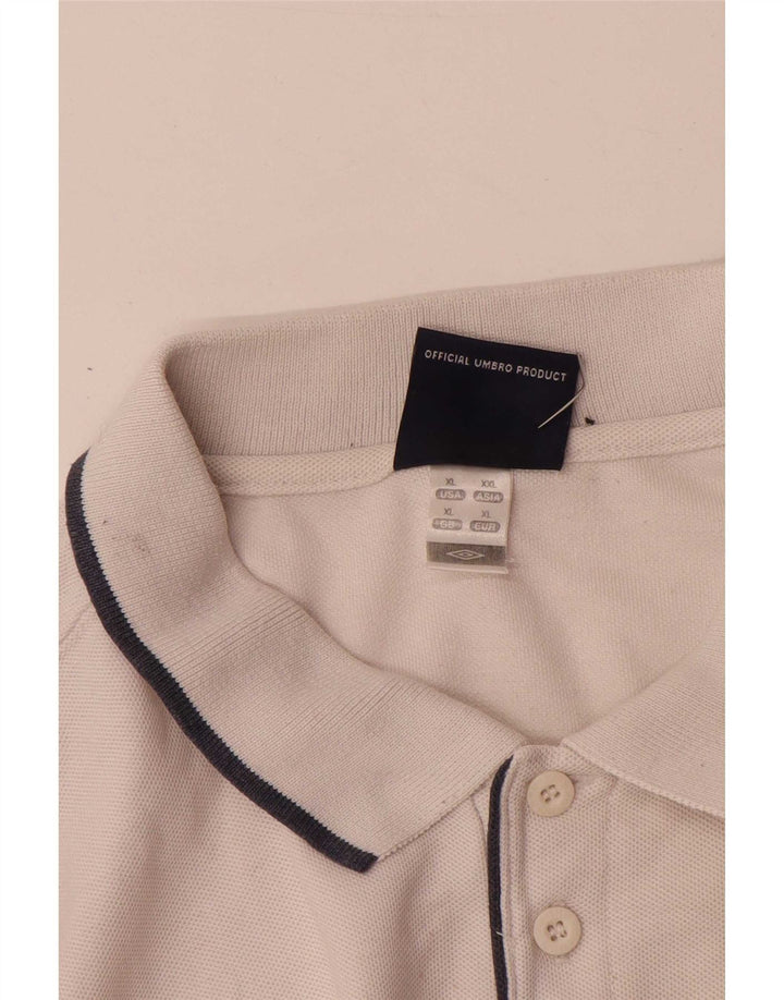 Polo Umbro Hombre XL Blanco