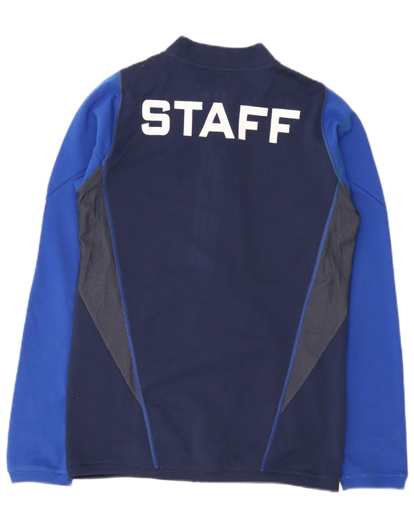 Adidas Hombre Aeroready Chándal Top Chaqueta Pequeña Azul Marino Colorblock