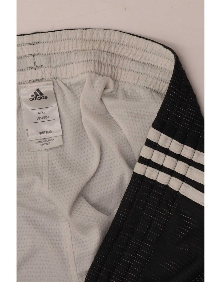 Adidas Pantalones cortos deportivos para hombre XL Negro Poliéster
