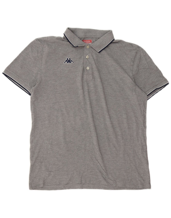 Kappa Polo Hombre 2XL Algodón Gris