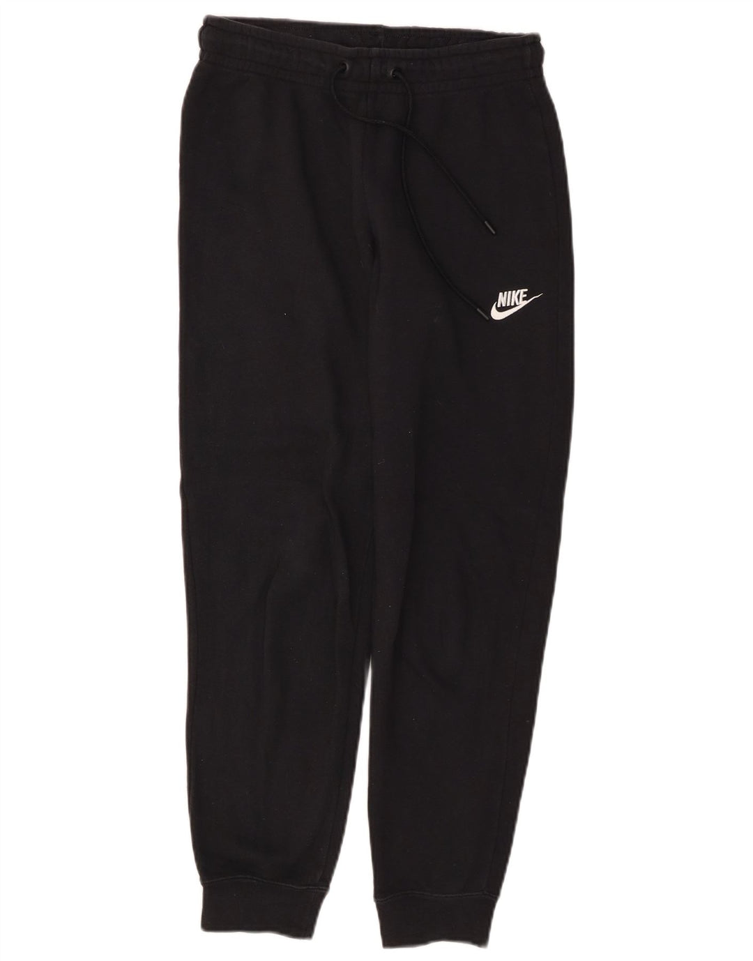 NIKE Mujer Chándal Pantalones Joggers UK 10 Small Negro Algodón