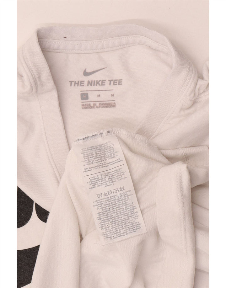 Adidas - Camiseta gráfica para hombre, talla mediana, algodón blanco