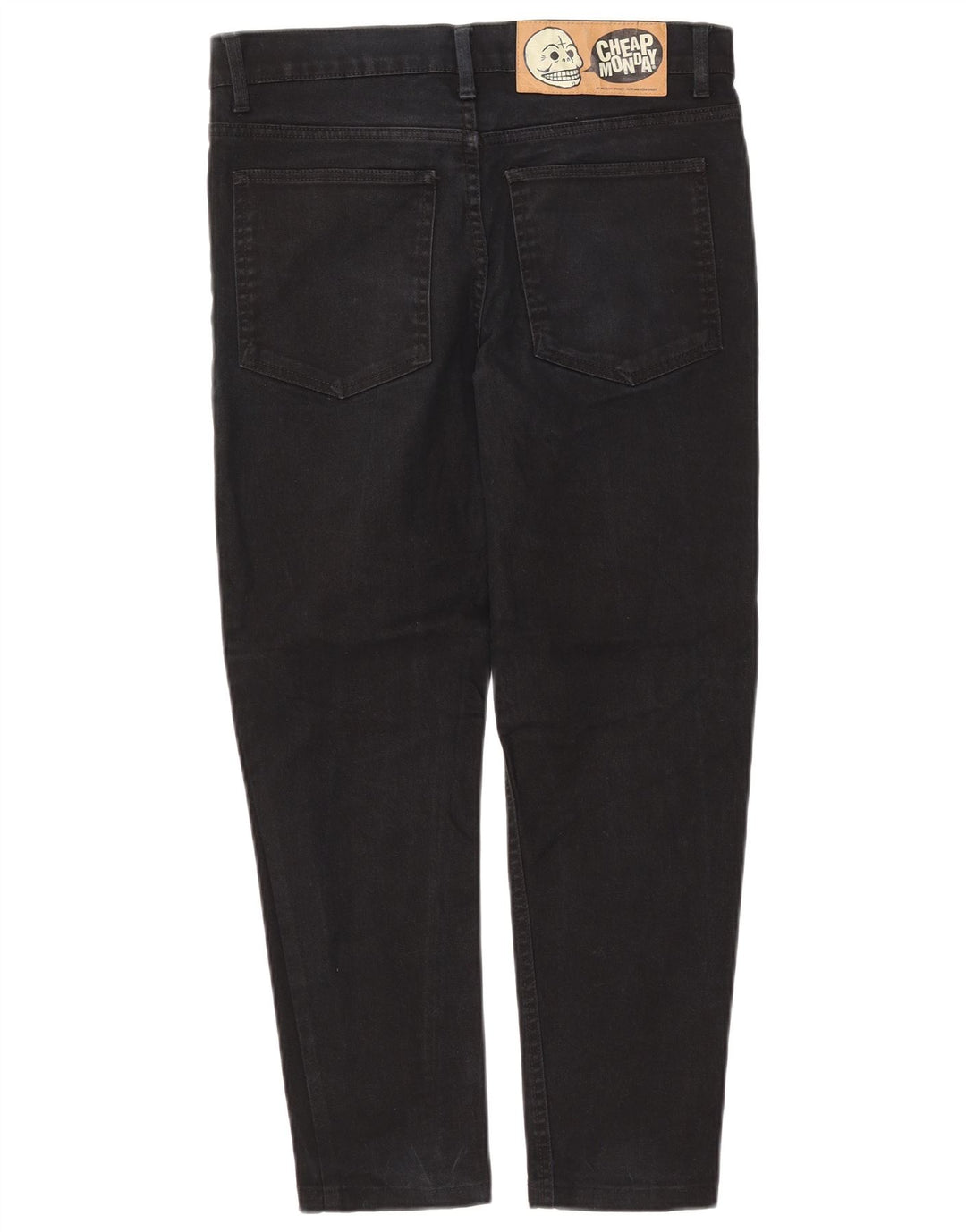 Vaqueros ajustados y cortos para mujer de Cheap Monday W33 L25 Algodón negro