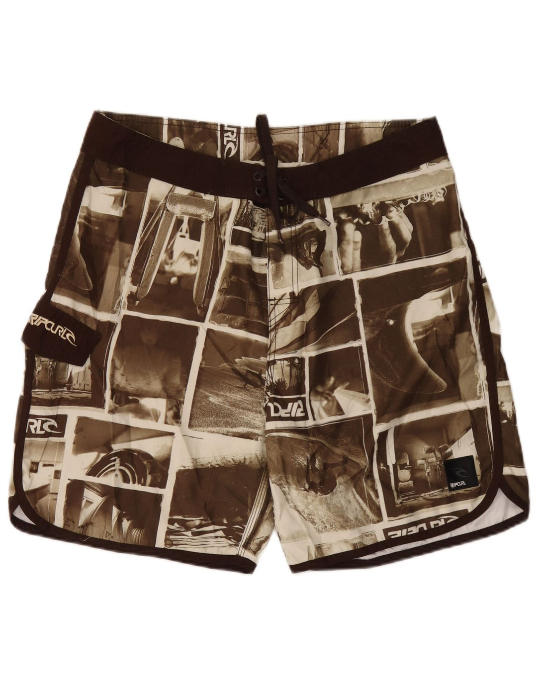 Rip Curl Hombre Bañador Gráfico XL Marrón Patchwork