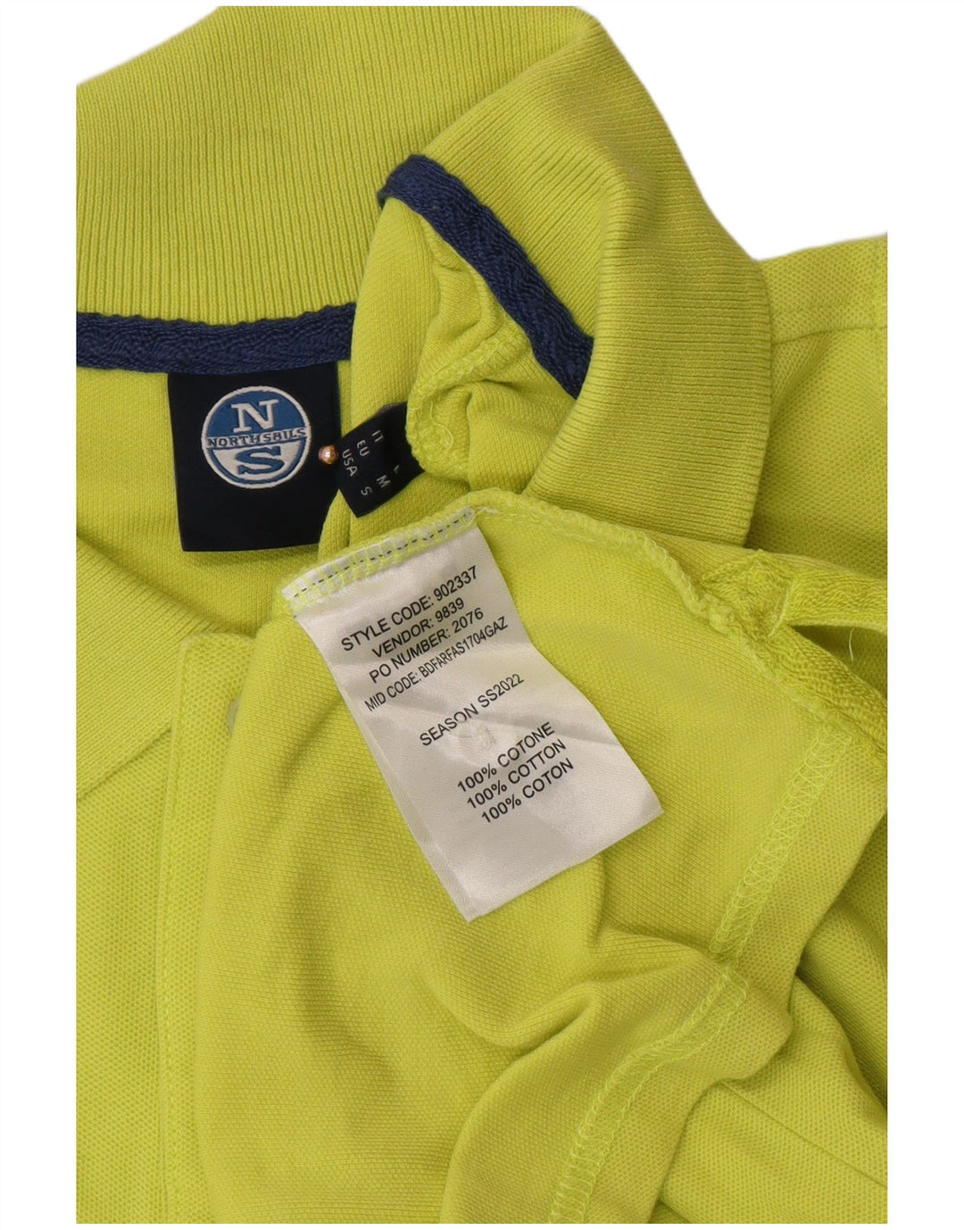 NORTH SAILS Polo Hombre Algodón Verde Medio