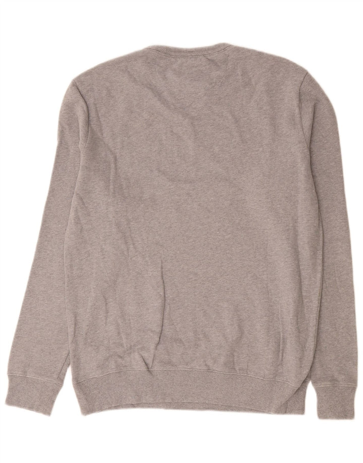 Timberland Hombre Sudadera Gráfica Jersey Pequeño Algodón Gris
