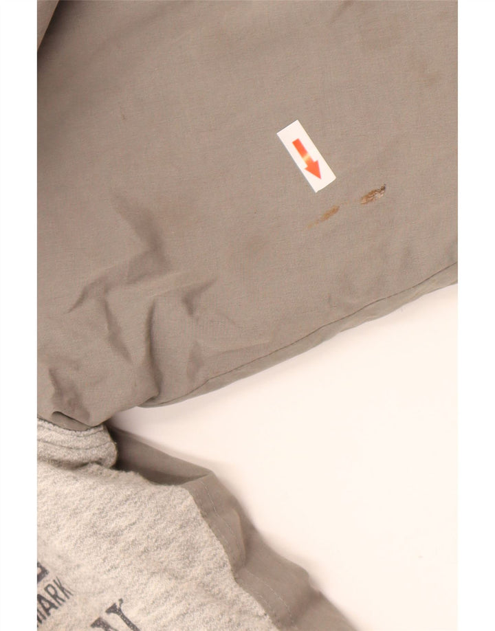 Chaqueta bomber con capucha y gráfico para hombre Carrera UK 38 Gris medio Colorblock