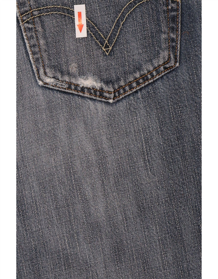 Levi's Jeans rectos desgastados 501 para hombre W32 L28 Algodón azul