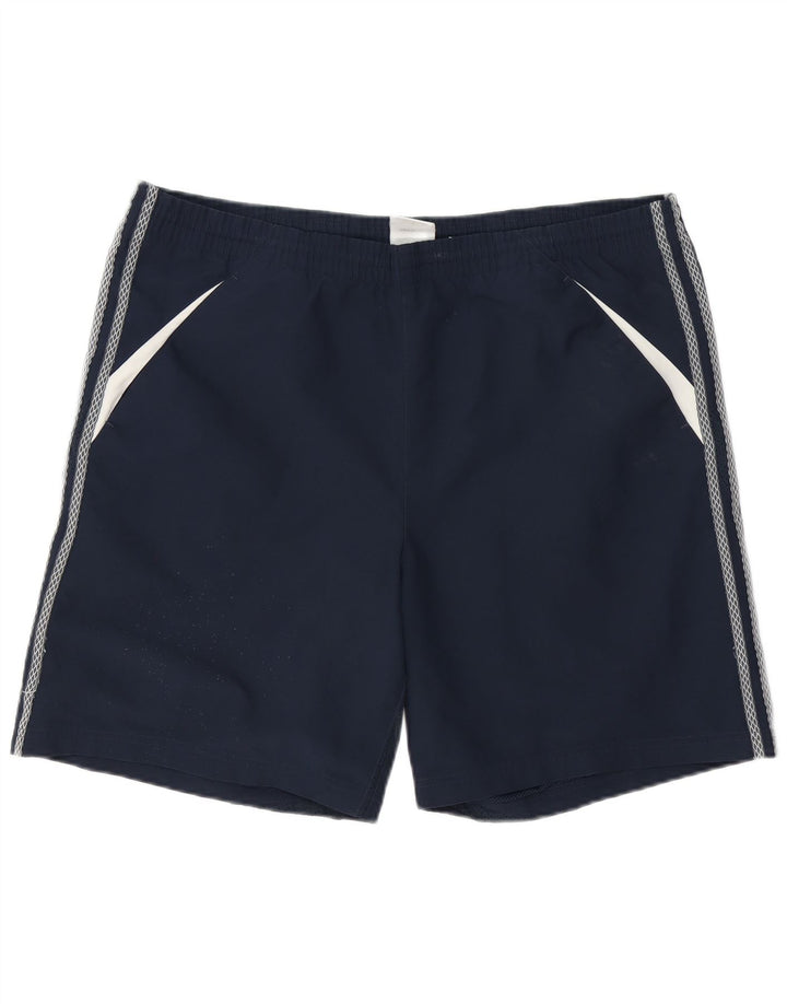 Adidas Mens Climacool Sport Shorts Grande Azul Marino Colorblock Poliéster