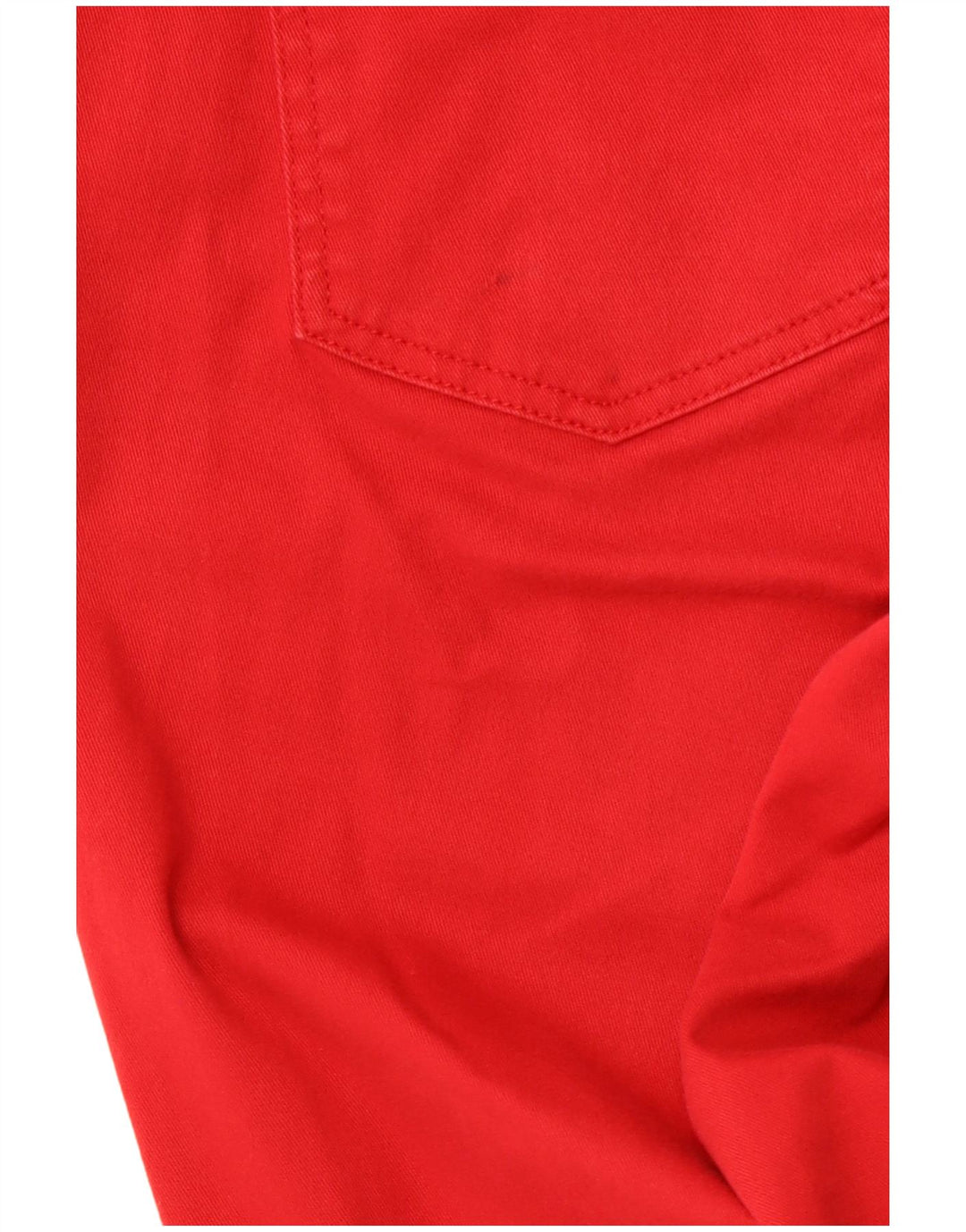 REISS Pantalones casuales ajustados para mujer UK 12 Medium W30 L32 Algodón rojo