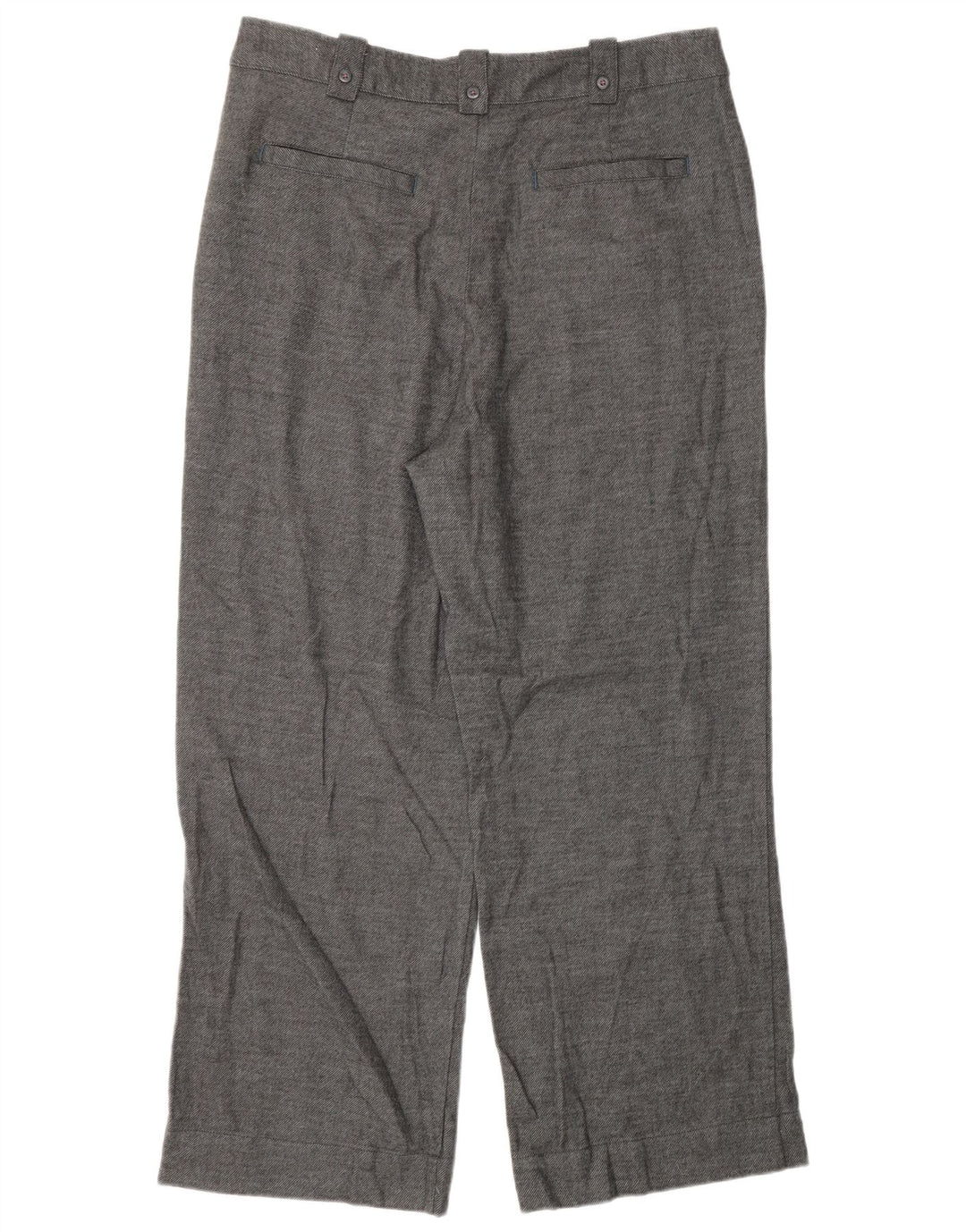 WHITE STUFF Womens Straight Casual Trousers UK 16 Large W34 L29 Grey