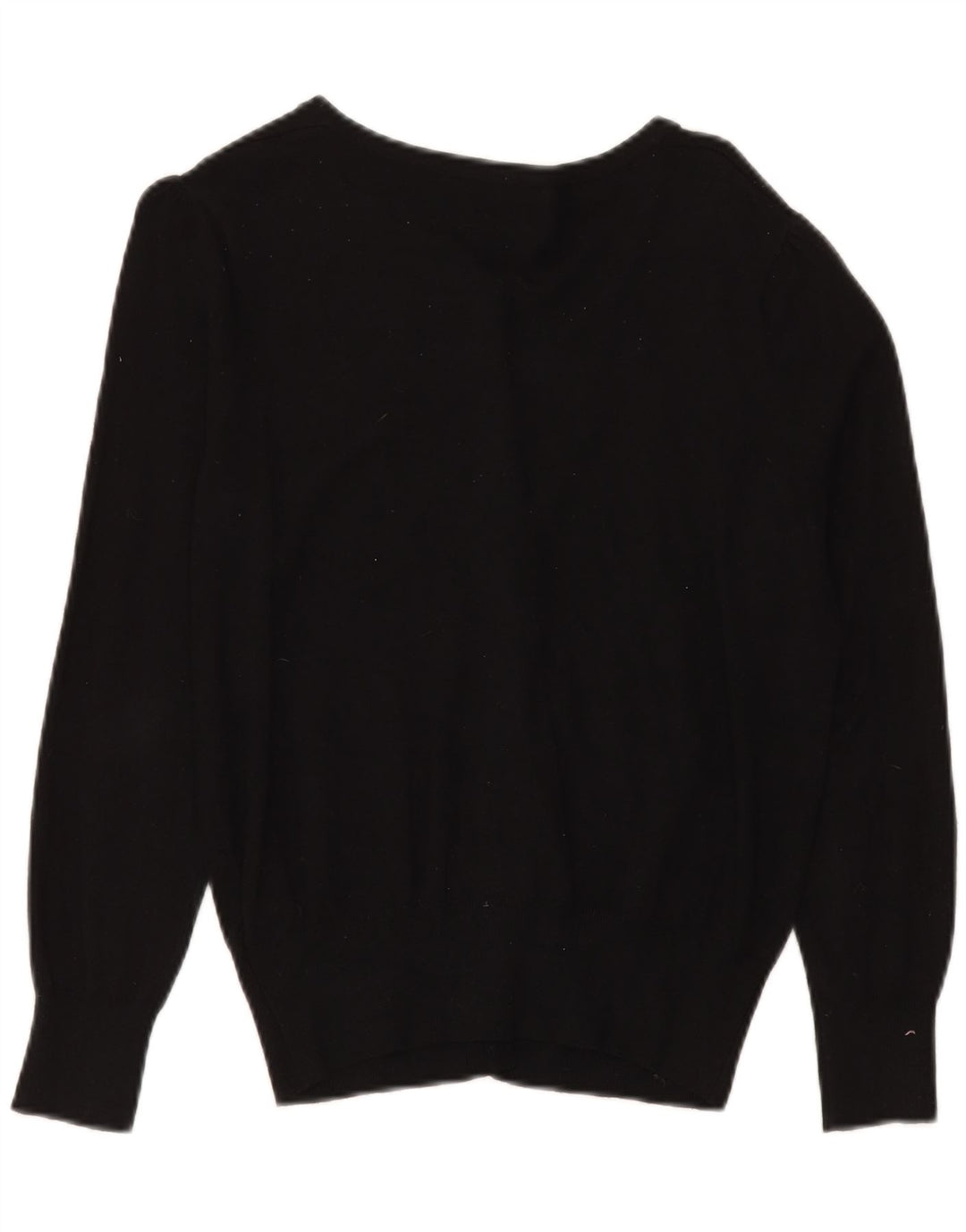 Marks & Spencer Suéter tipo cárdigan para mujer UK 44 Viscosa negra mediana