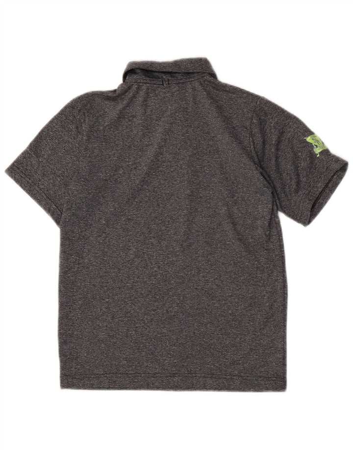 Nike Polo Dri Fit para niños 8-9 años Pequeño Gris Colorblock Poliéster